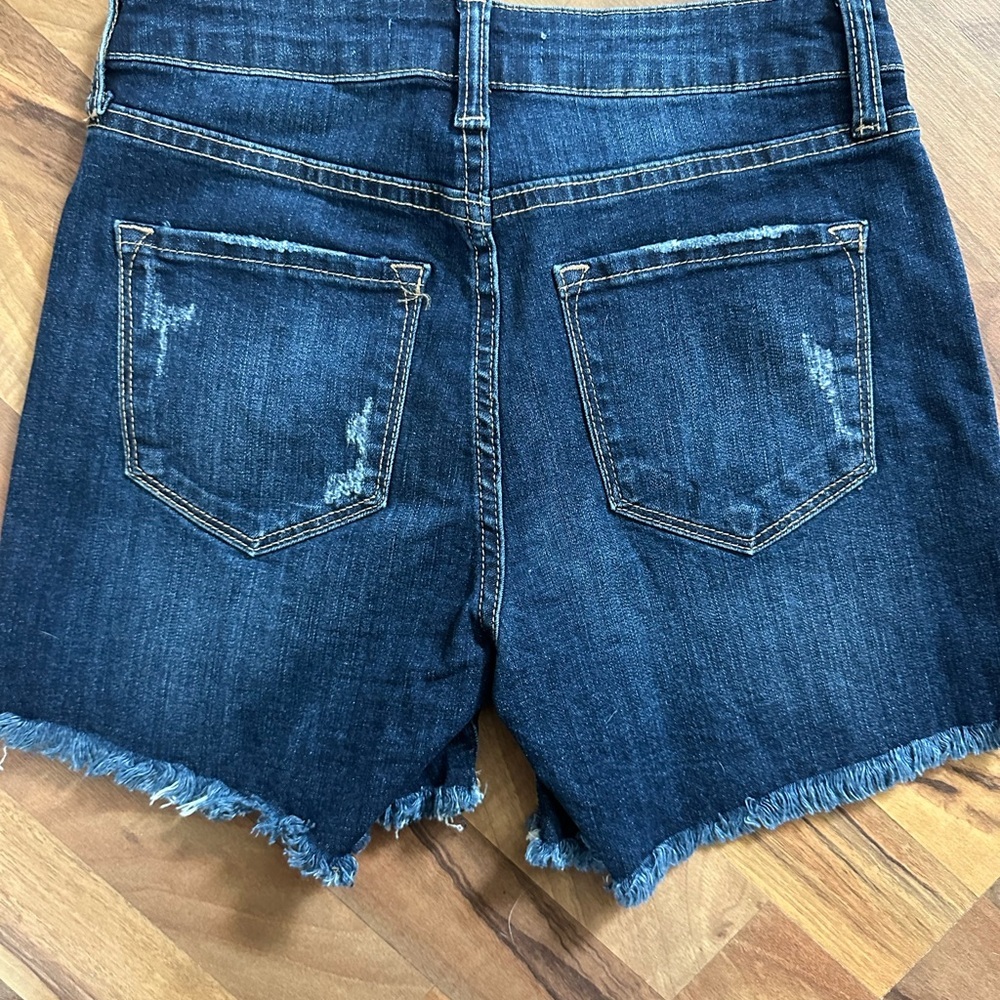 KanCan Dark Blue Jean Shorts - Picture 2 of 4